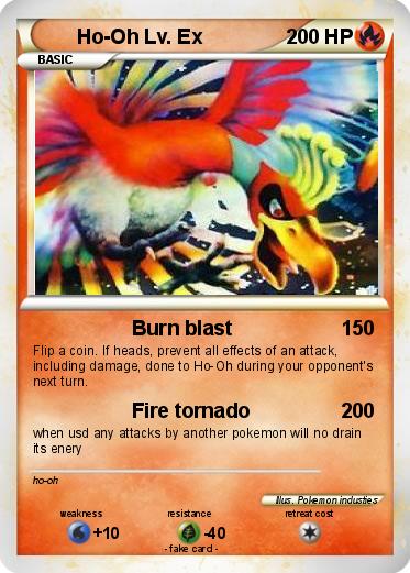 Pokemon Ho-Oh Lv. Ex
