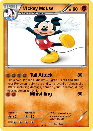 Pokemon Mickey Mouse