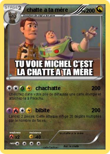 Pokemon chatte a ta mère