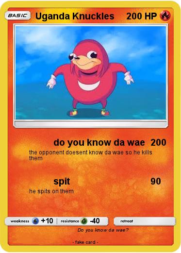 Pokemon Uganda Knuckles