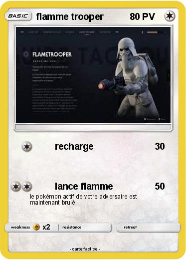 Pokemon flamme trooper