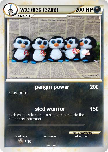 Pokemon waddles team!!