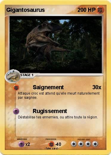 Pokemon Gigantosaurus