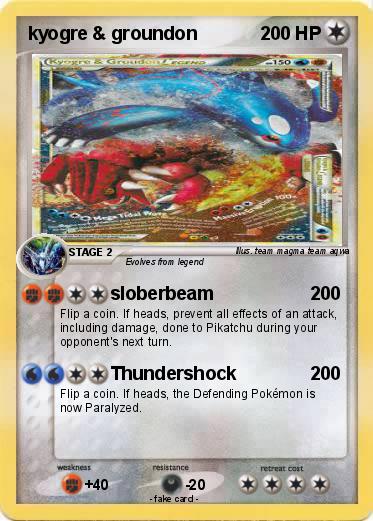 Pokemon kyogre & groundon