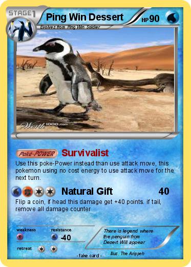 Pokemon Ping Win Dessert