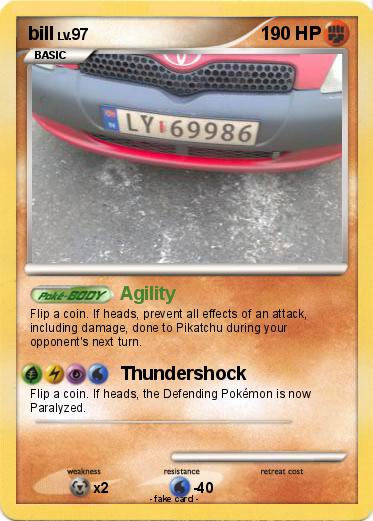 Pokemon bill