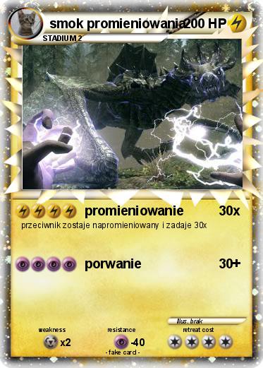 Pokemon smok promieniowania