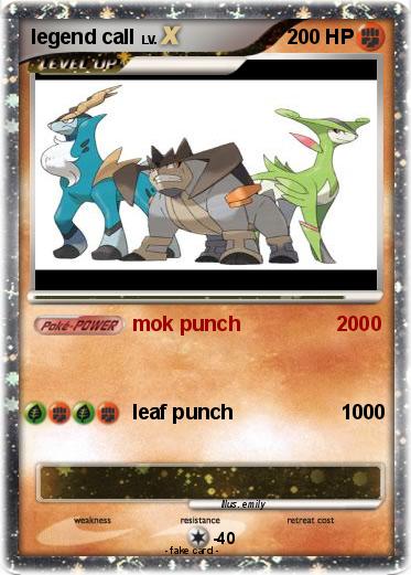 Pokemon legend call