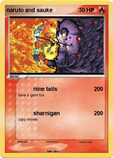 Pokemon naruto and sauke
