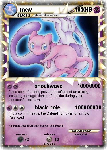 Pokemon mew                             101010