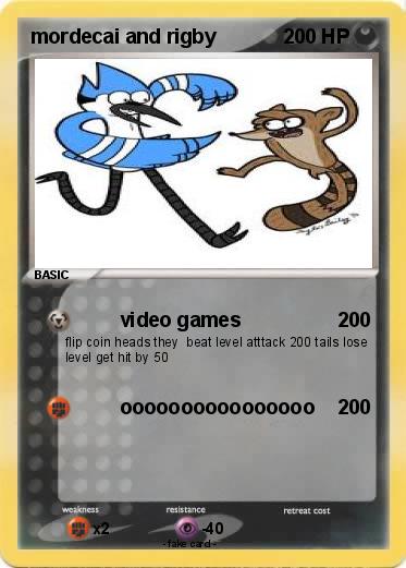 Pokemon mordecai and rigby