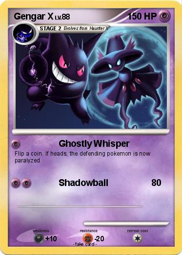 Pokemon Gengar X