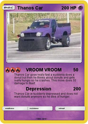Pokemon Thanos Car
