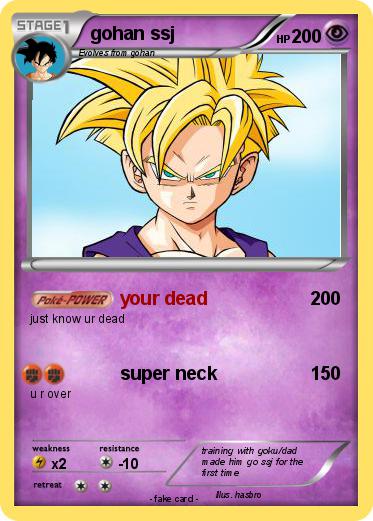 Pokemon gohan ssj