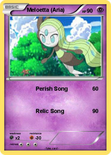 Pokemon Meloetta (Aria)