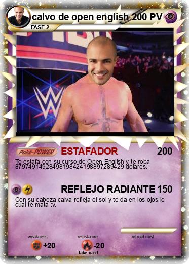 Pokemon calvo de open english