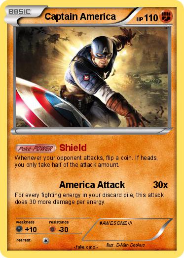Pokemon Captain America