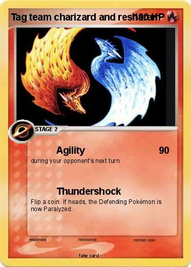 Pokemon Tag team charizard and resharam