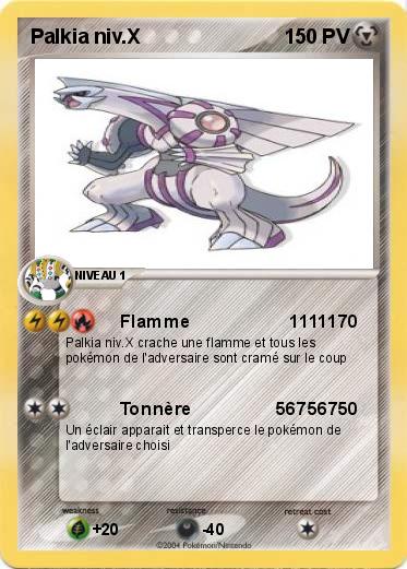 Pokemon Palkia niv.X             