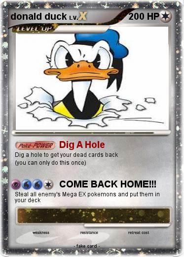 Pokemon donald duck