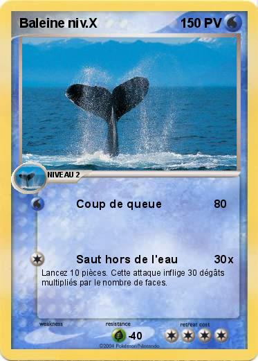Pokemon Baleine niv.X