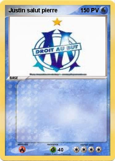 Pokemon Justin salut pierre