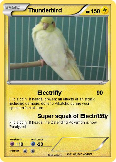 Pokemon Thunderbird