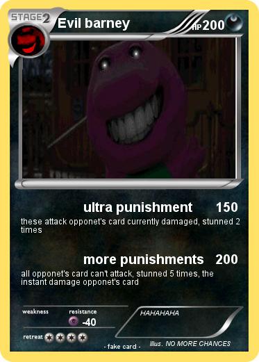 Pokemon Evil barney