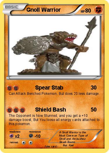 Pokemon Gnoll Warrior