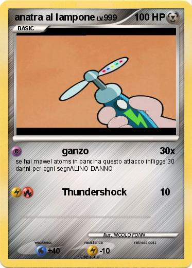 Pokemon anatra al lampone