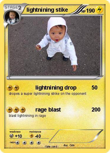 Pokemon lightnining stike