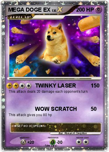 Pokemon MEGA DOGE EX