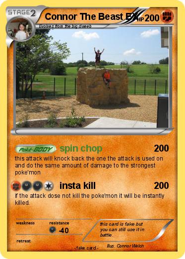 Pokemon Connor The Beast EX