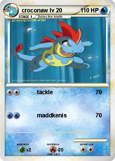 Pokemon croconaw lv 20