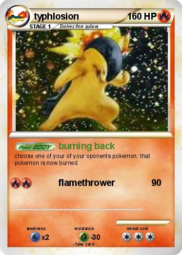 Pokemon typhlosion