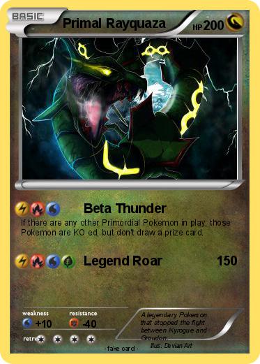 Pokemon Primal Rayquaza