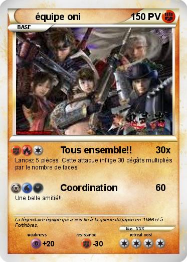 Pokemon équipe oni