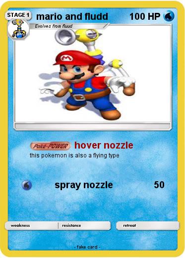 Pokemon mario and fludd