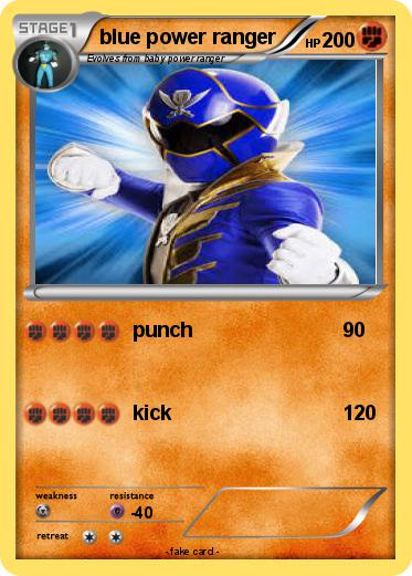 Pokemon blue power ranger