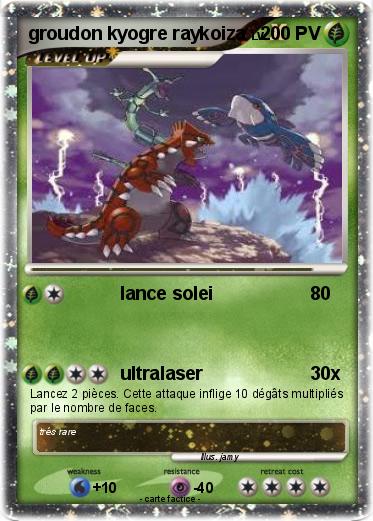 Pokemon groudon kyogre raykoiza