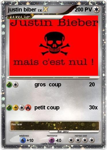 Pokemon justin biber