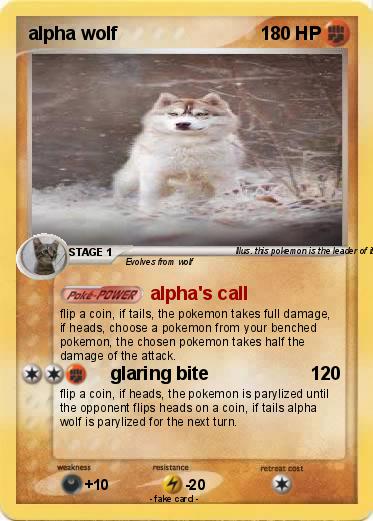 Pokemon alpha wolf