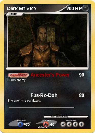 Pokemon Dark Elf