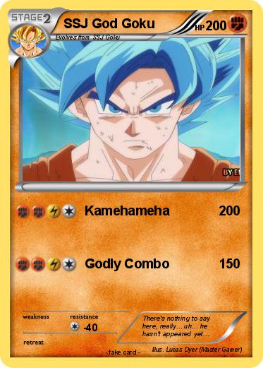 Pokemon SSJ God Goku