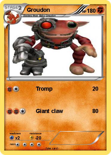Pokemon Groudon