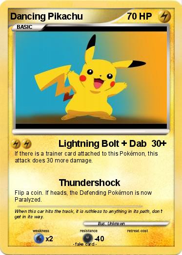Pokemon Dancing Pikachu