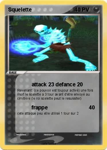 Pokemon Squelette