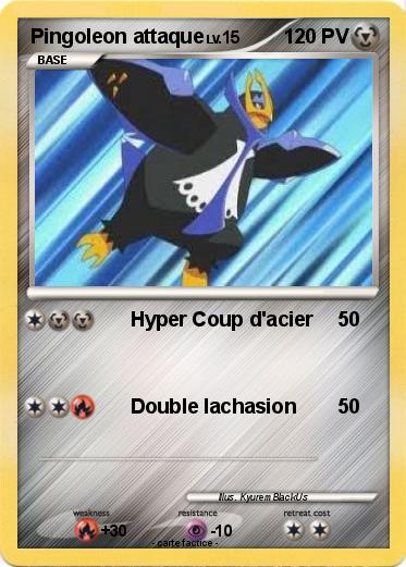 Pokemon Pingoleon attaque