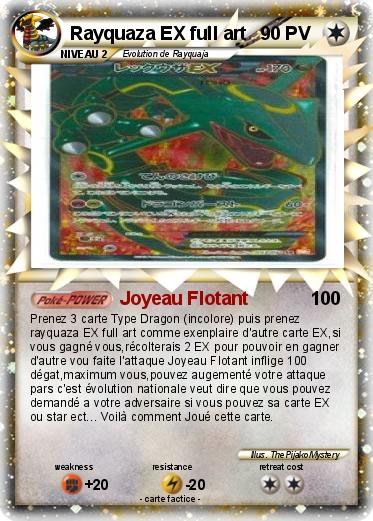 Pokemon Rayquaza EX full art