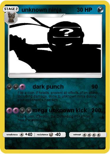 Pokemon unknown ninja